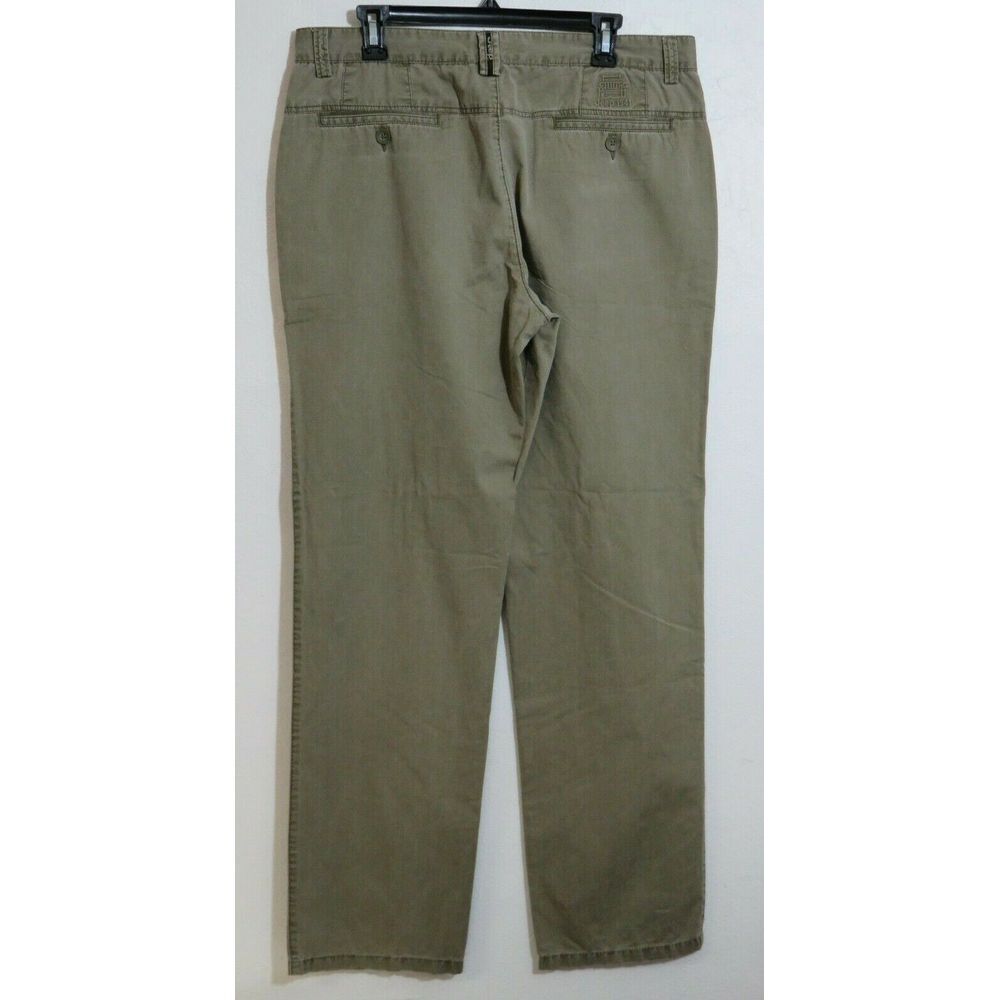 Mens Jeep Casual Chino Khaki Pants Hiking‎ Size 36x32 Cotton Green 1941